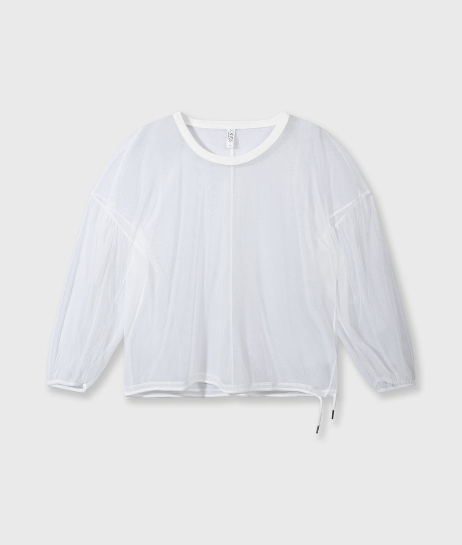 balloon sleeve blouse | ecru