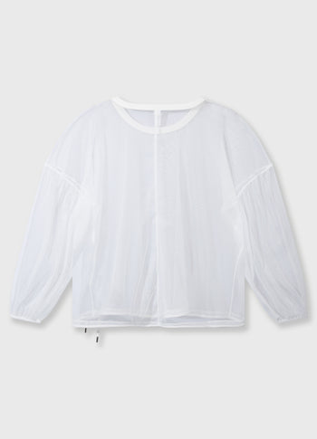 balloon sleeve blouse | ecru