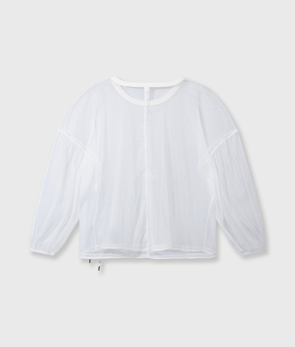 balloon sleeve blouse | ecru