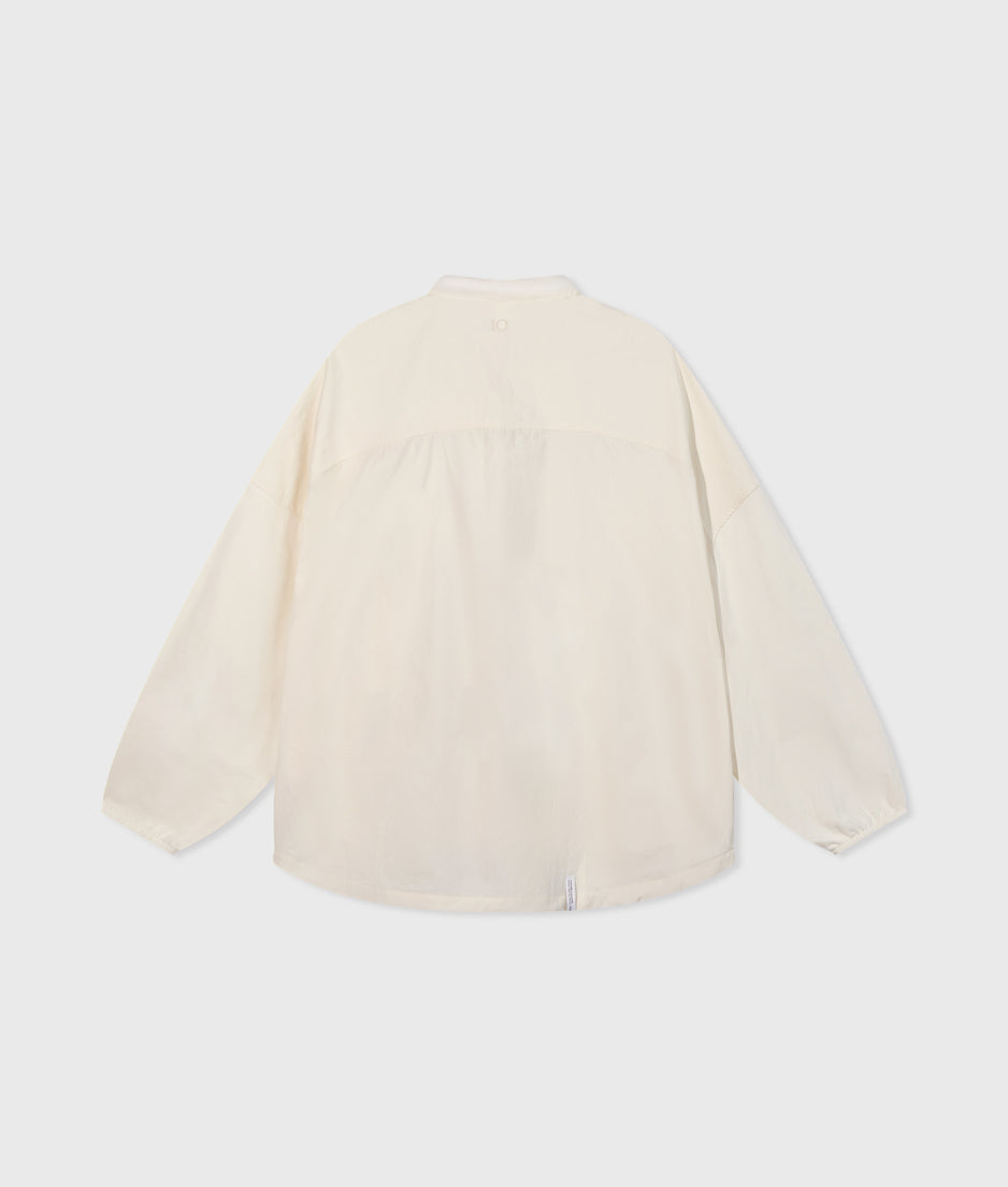 poplin shirt | light natural