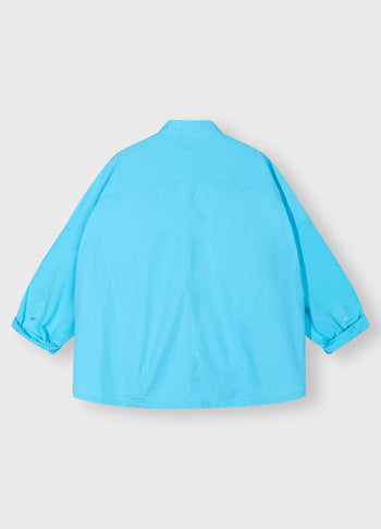 oversized shirt | laguna blue