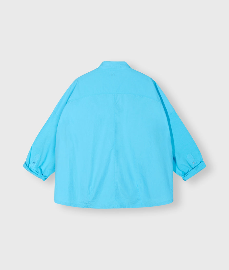 oversized shirt | laguna blue