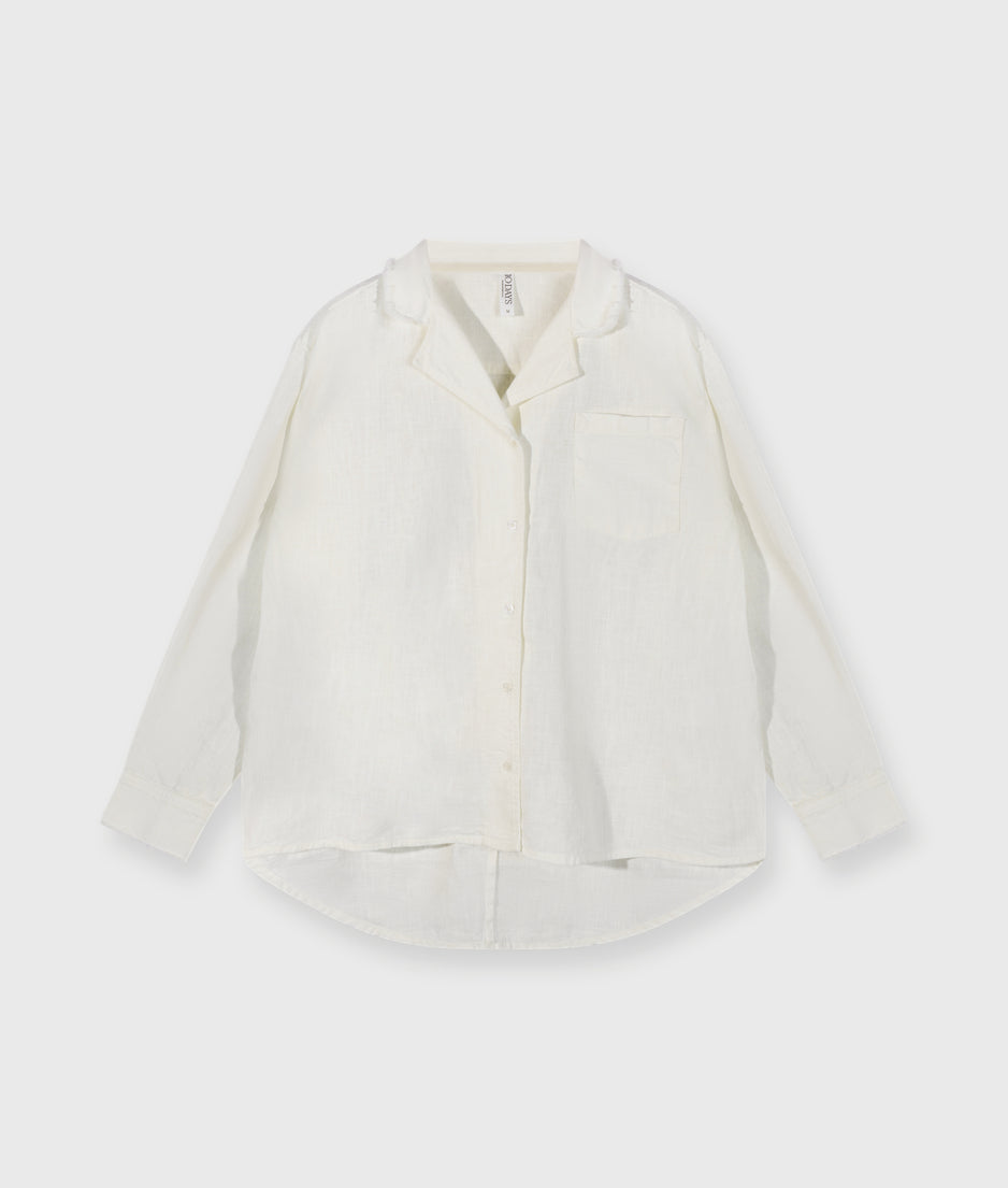 shirt linen | ecru