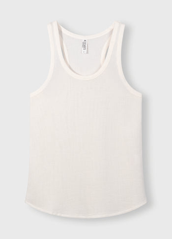 singlet mesh | ecru