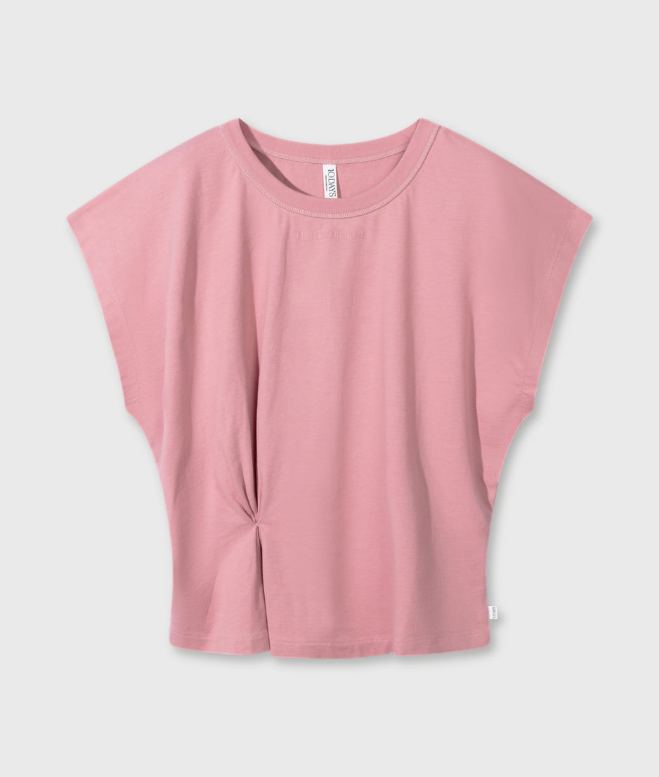 sleeveless top smock | raspberry