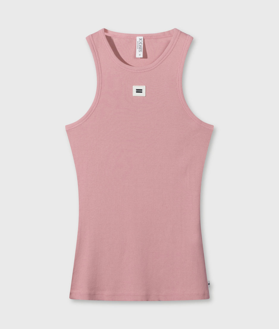 tank top rib | raspberry