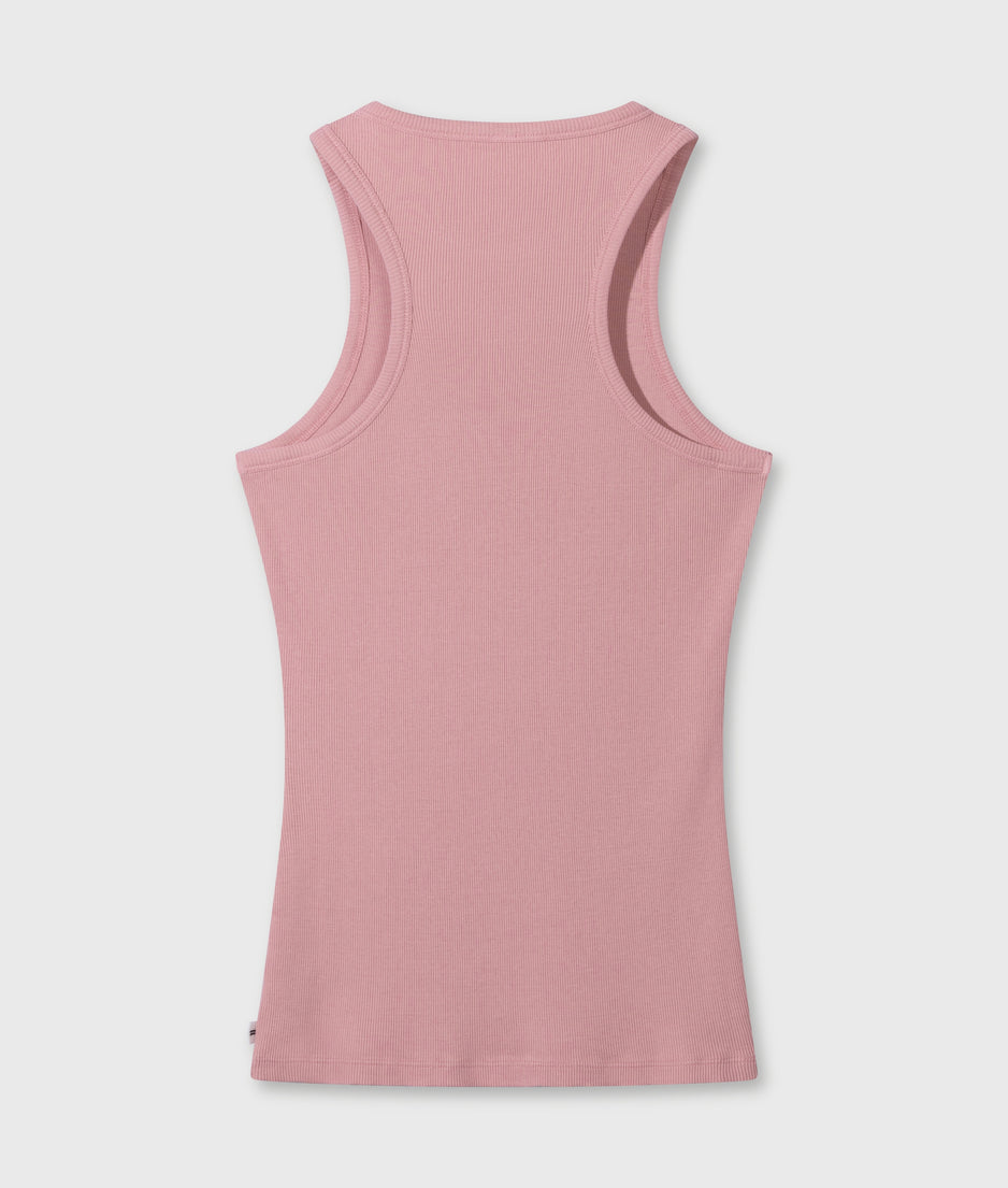 tank top rib | raspberry