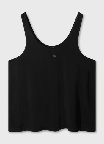 flowy tank top | black