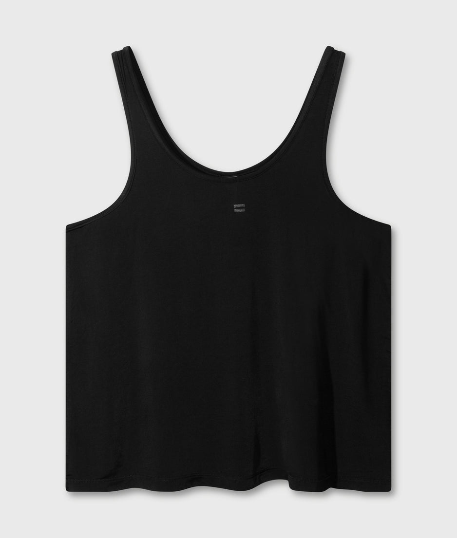 flowy tank top | black