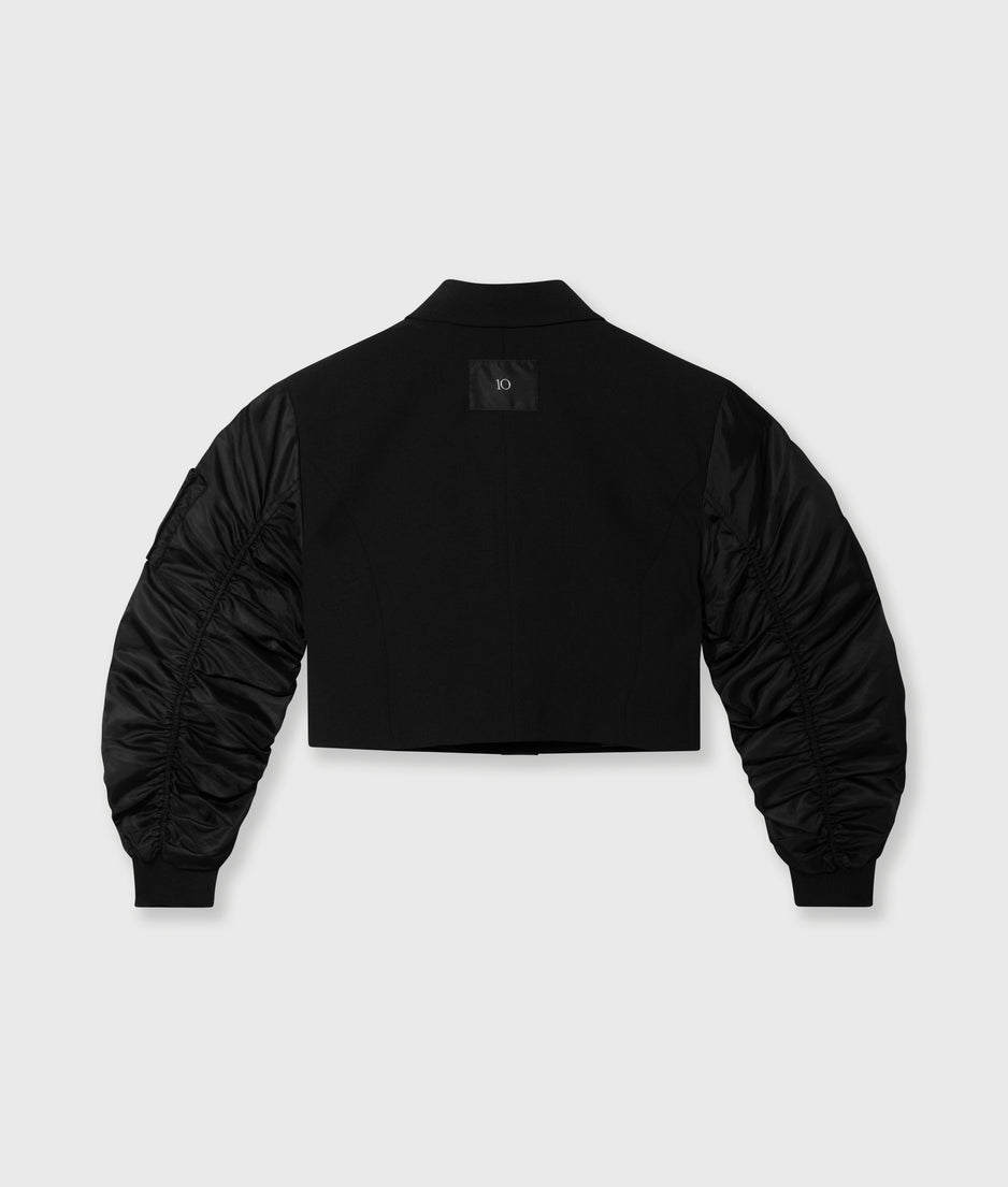 bomber blazer | black