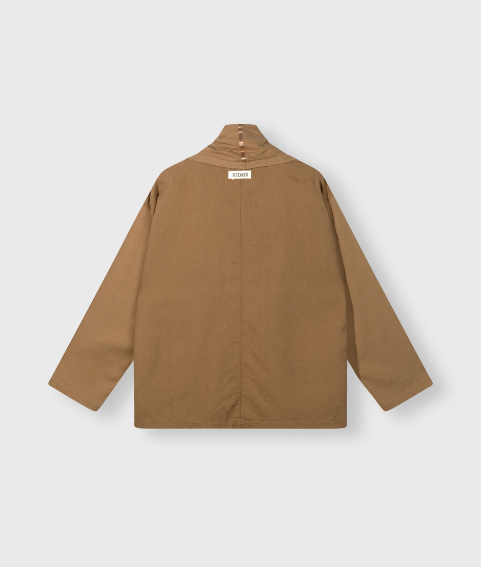 wellness jacket | cedar brown