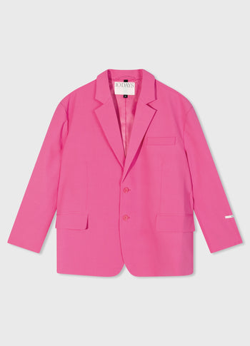 the power blazer | bright pink