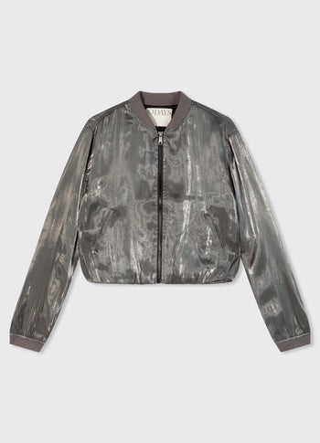 shiny bomber | silver