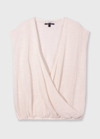 dance knit top | marshmallow