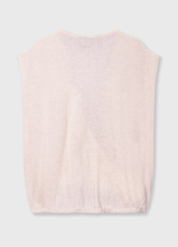 dance knit top | marshmallow