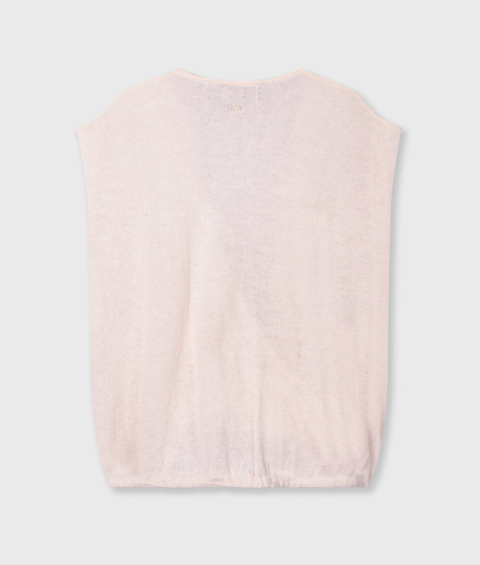 dance knit top | marshmallow