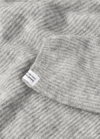 coll sweater soft knit | light grey melee