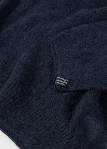 knit sweater | yale blue