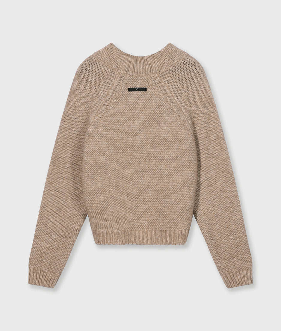 polo knit sweater | fudge