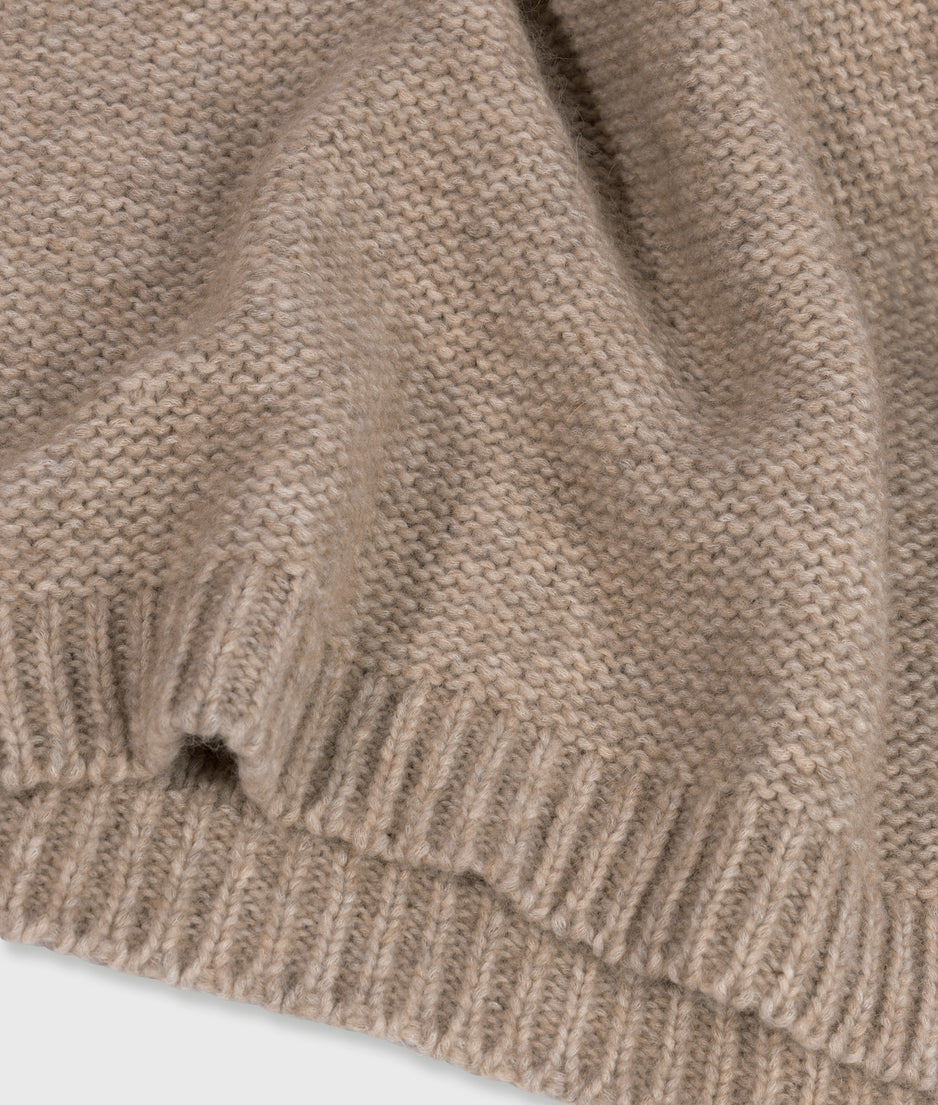 polo knit sweater | fudge