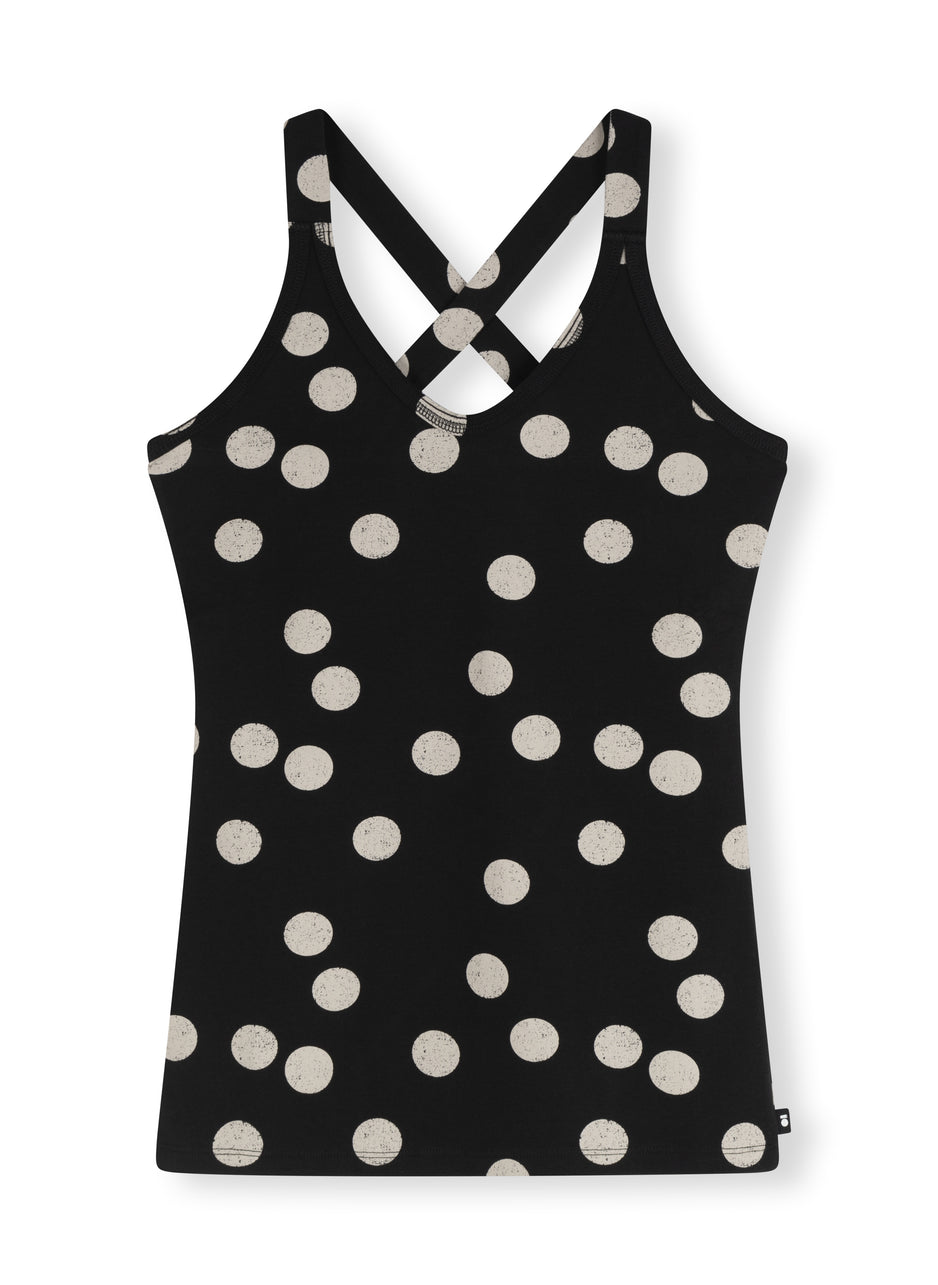 wrapper polka dot | black