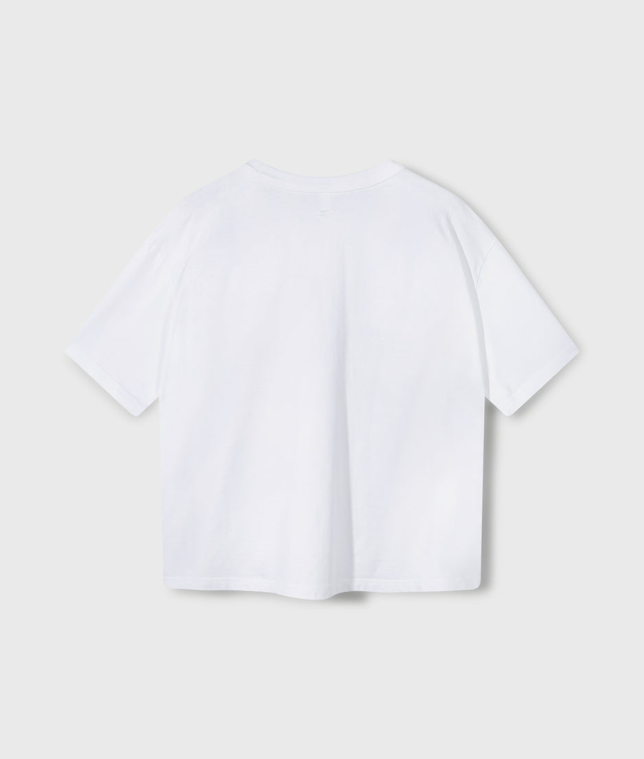 the tee pearls | white