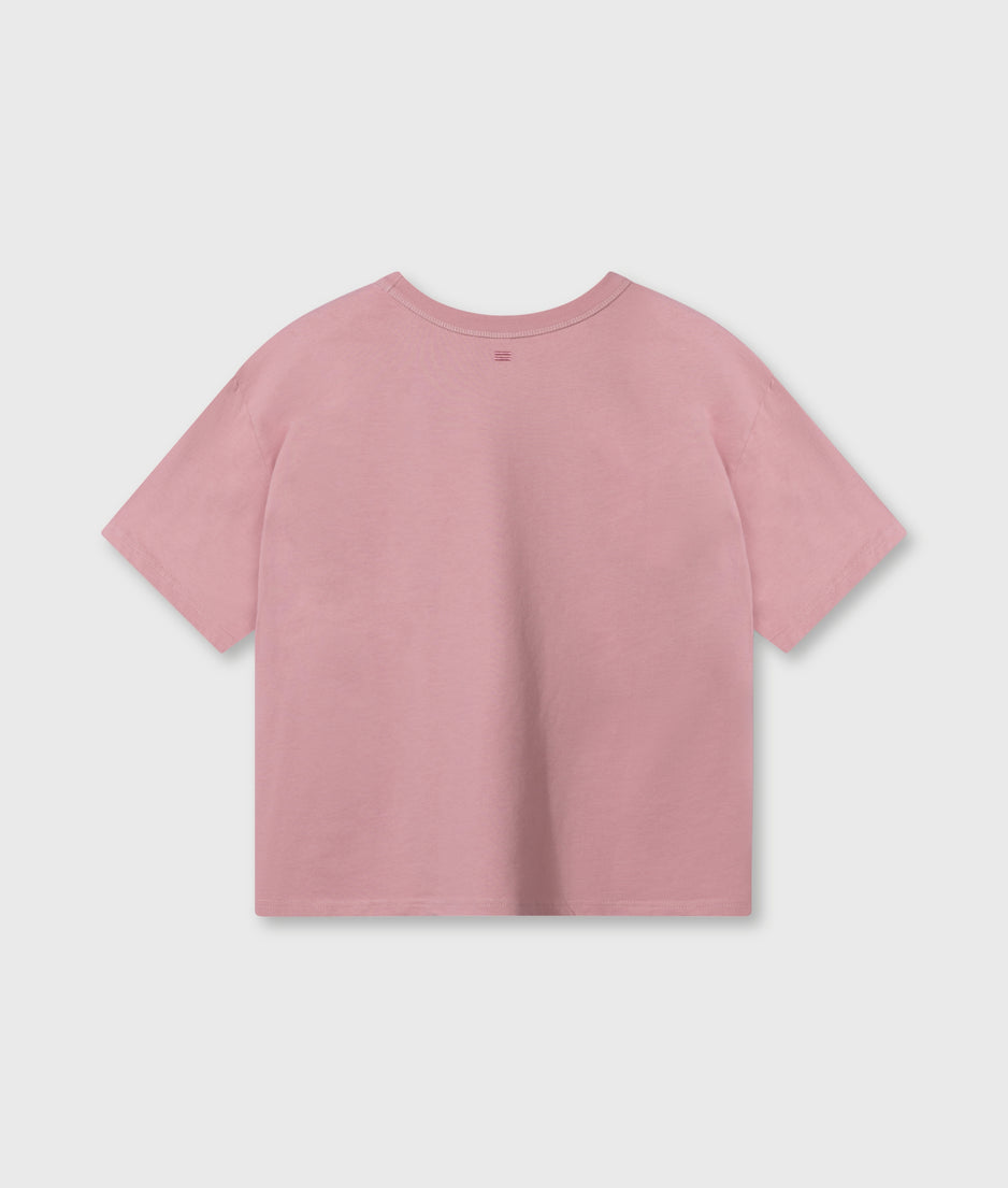 short sleeve tee logo | raspberry