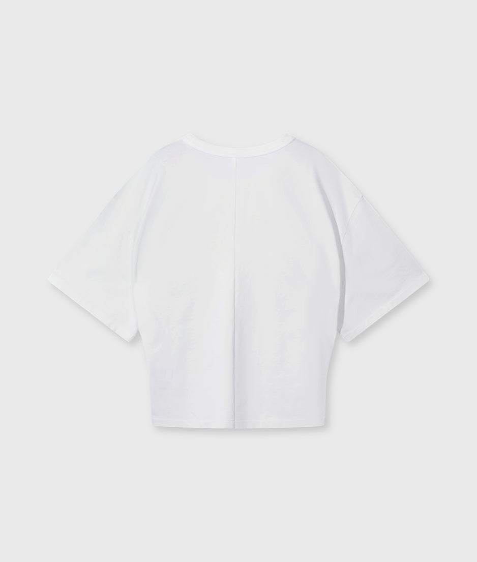 short sleeve tee smock | ecru