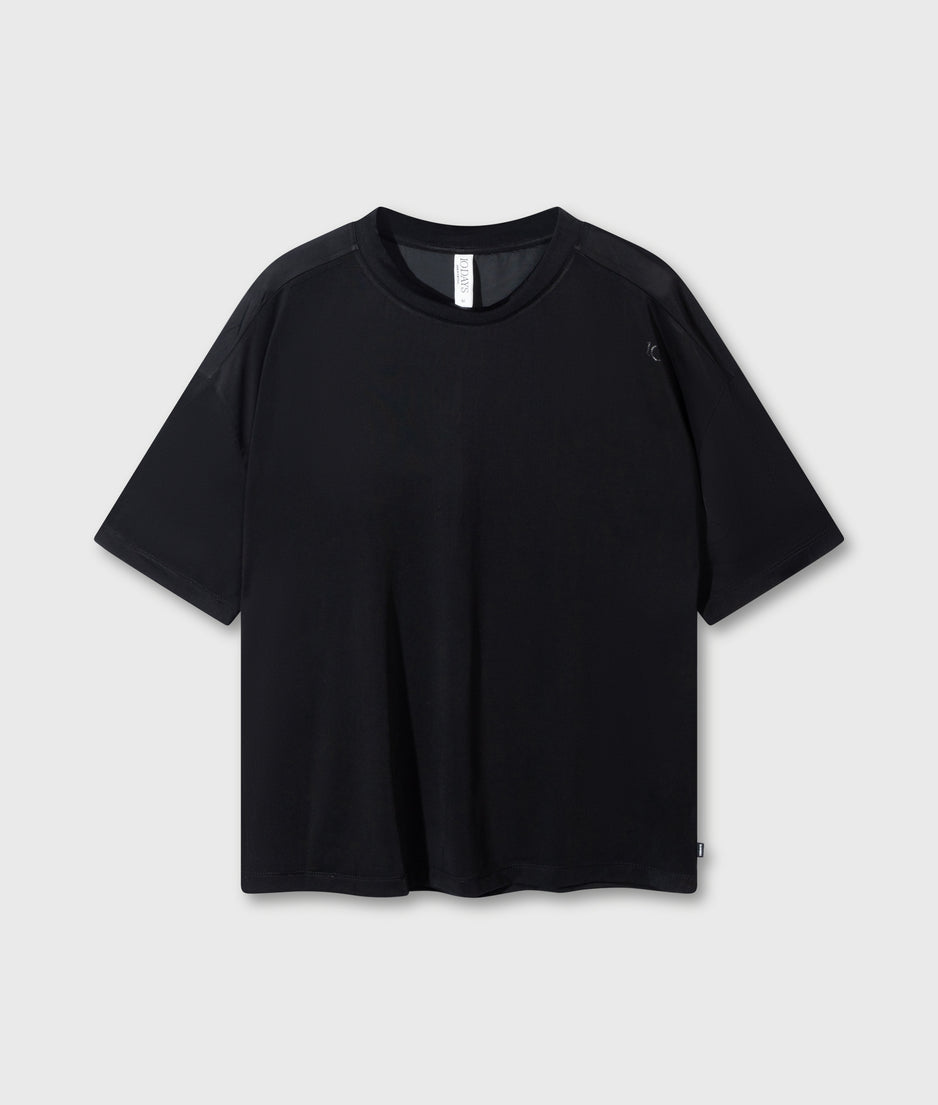 comfort tee crepe | black