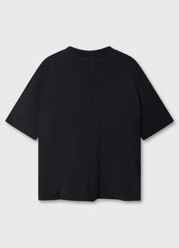 comfort tee crepe | black