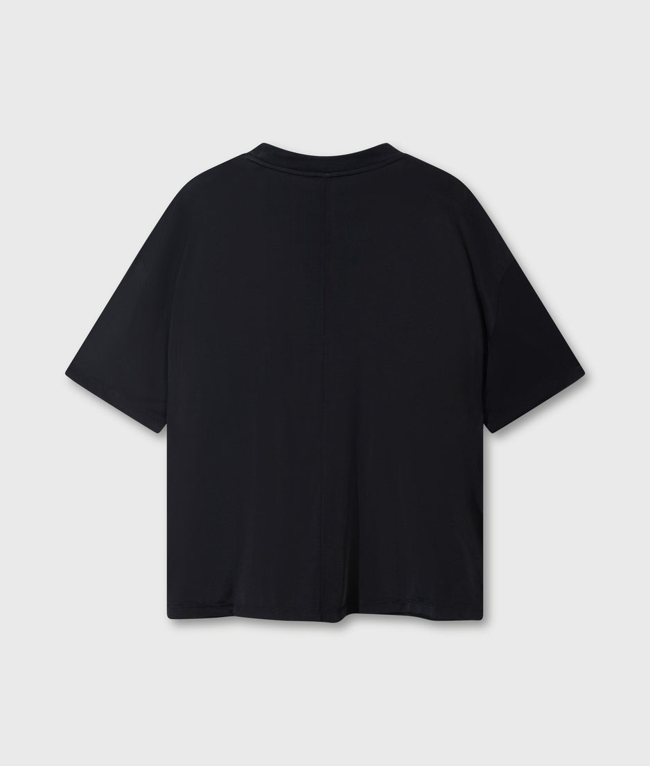 comfort tee crepe | black