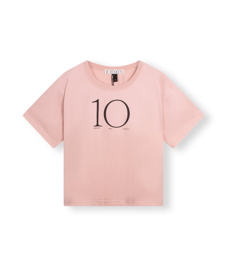 jersey tee 10 | dusty peach