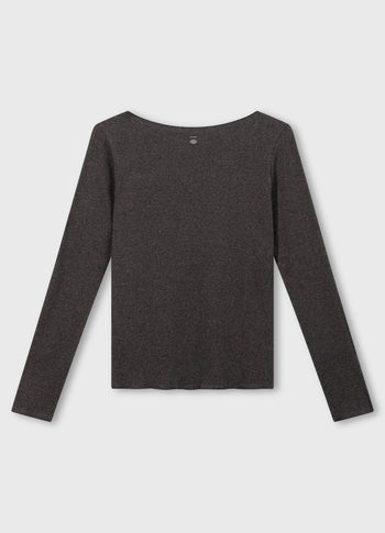 boatneck longsleeve tee | antra melee