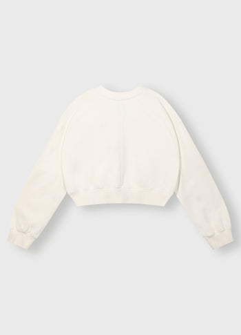 cropped sweater | light natural