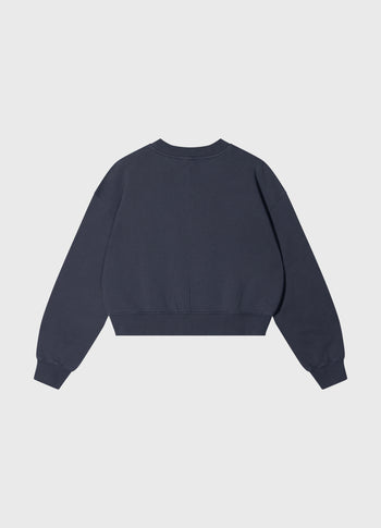 cropped sweater | yale blue