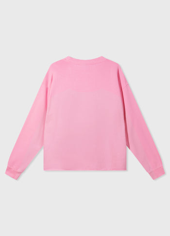 sweater logo | pink