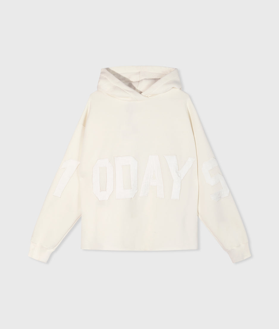 statement logo hoodie | light natural