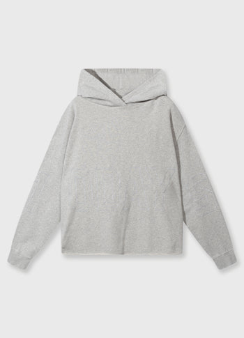 statement hoodie | light grey melee