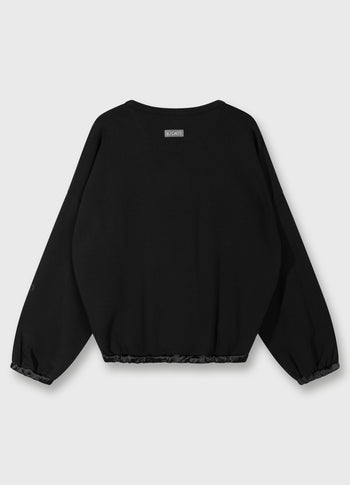 dance sweater | black