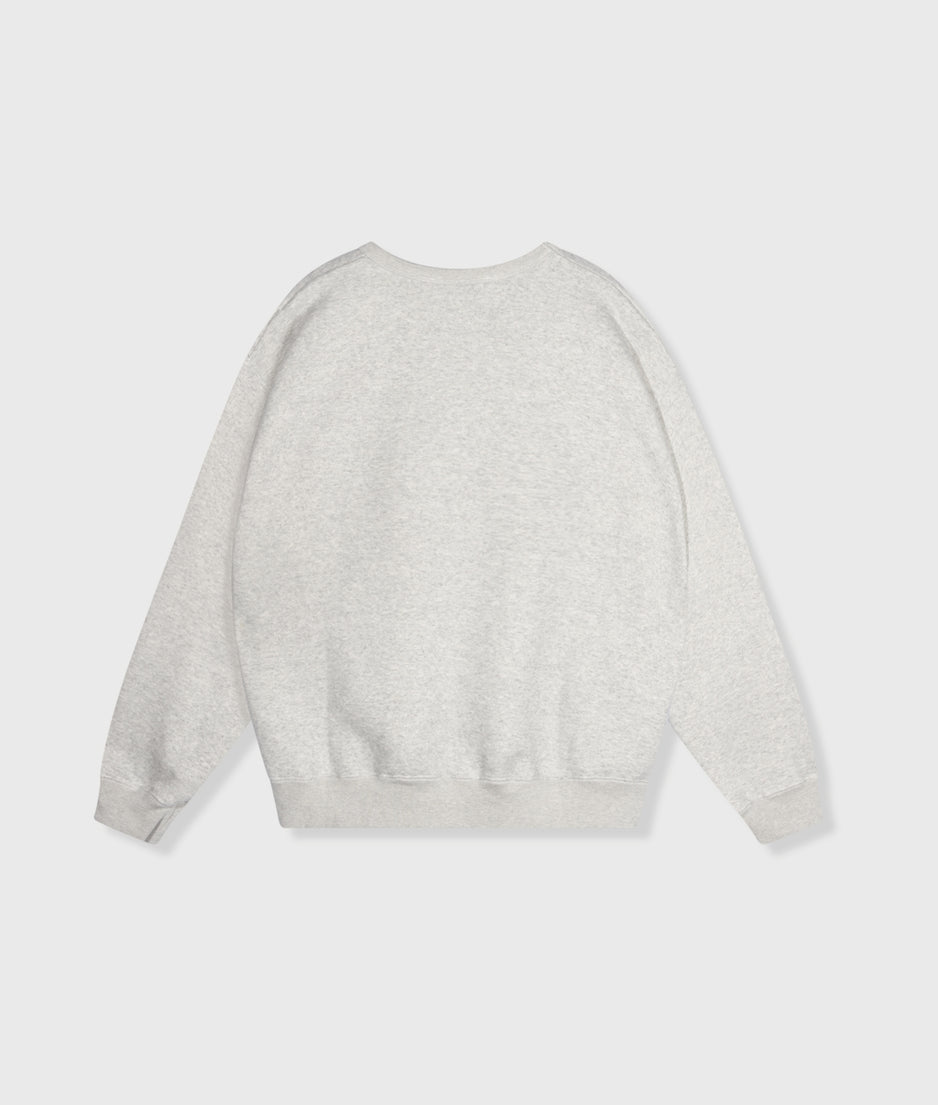 statement sweater | light grey melee