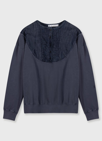 statement sweater smoking | yale blue