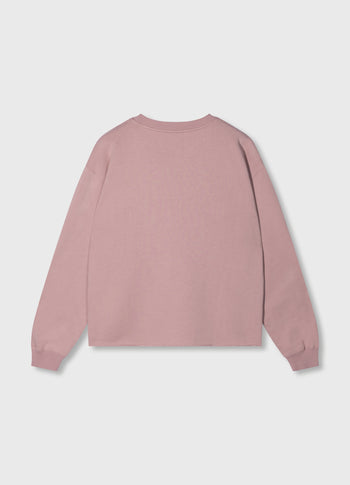 logo sweater | raspberry