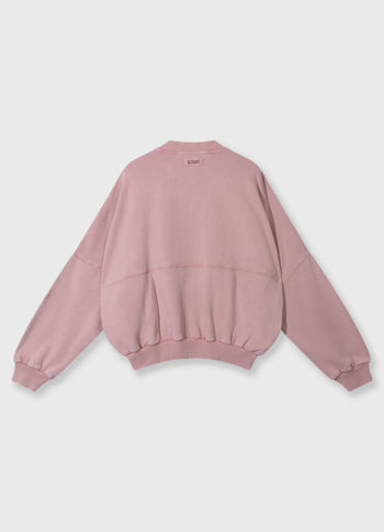 bomber cardigan | raspberry