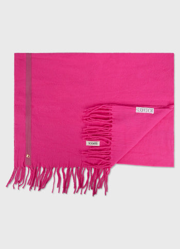 scarf wool | neon pink