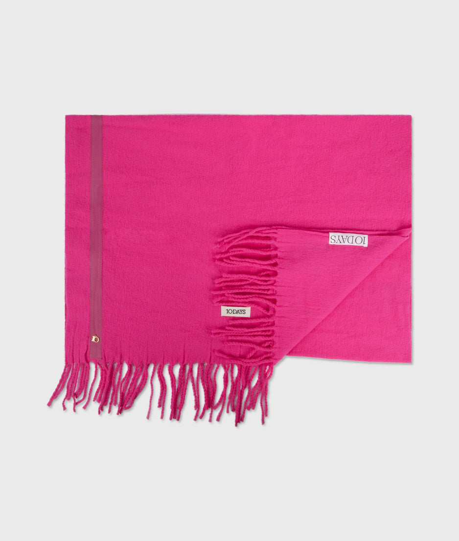 scarf wool | neon pink