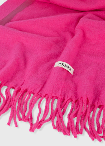 scarf wool | neon pink