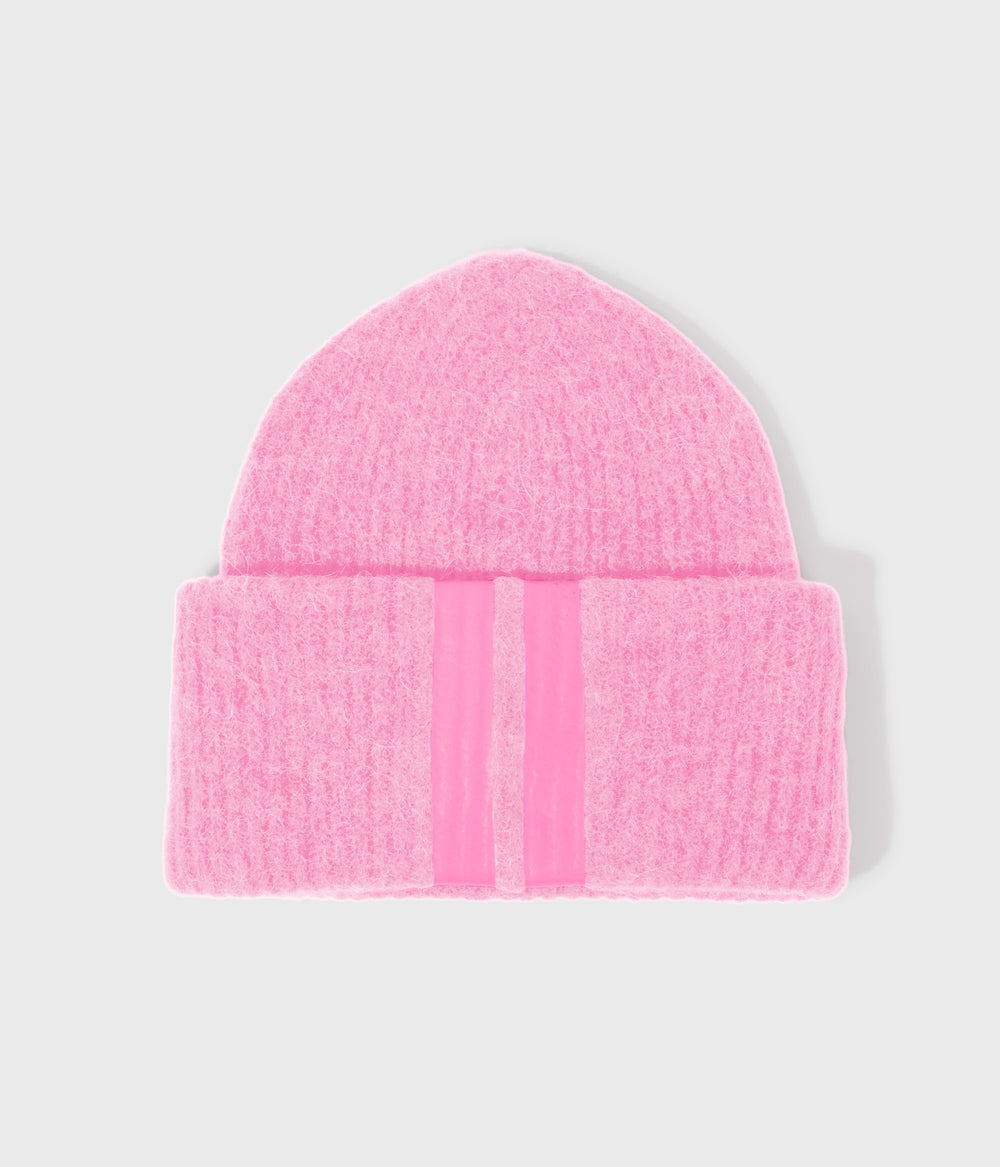 beanie soft knit | pink