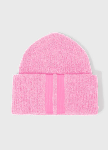 beanie soft knit | pink