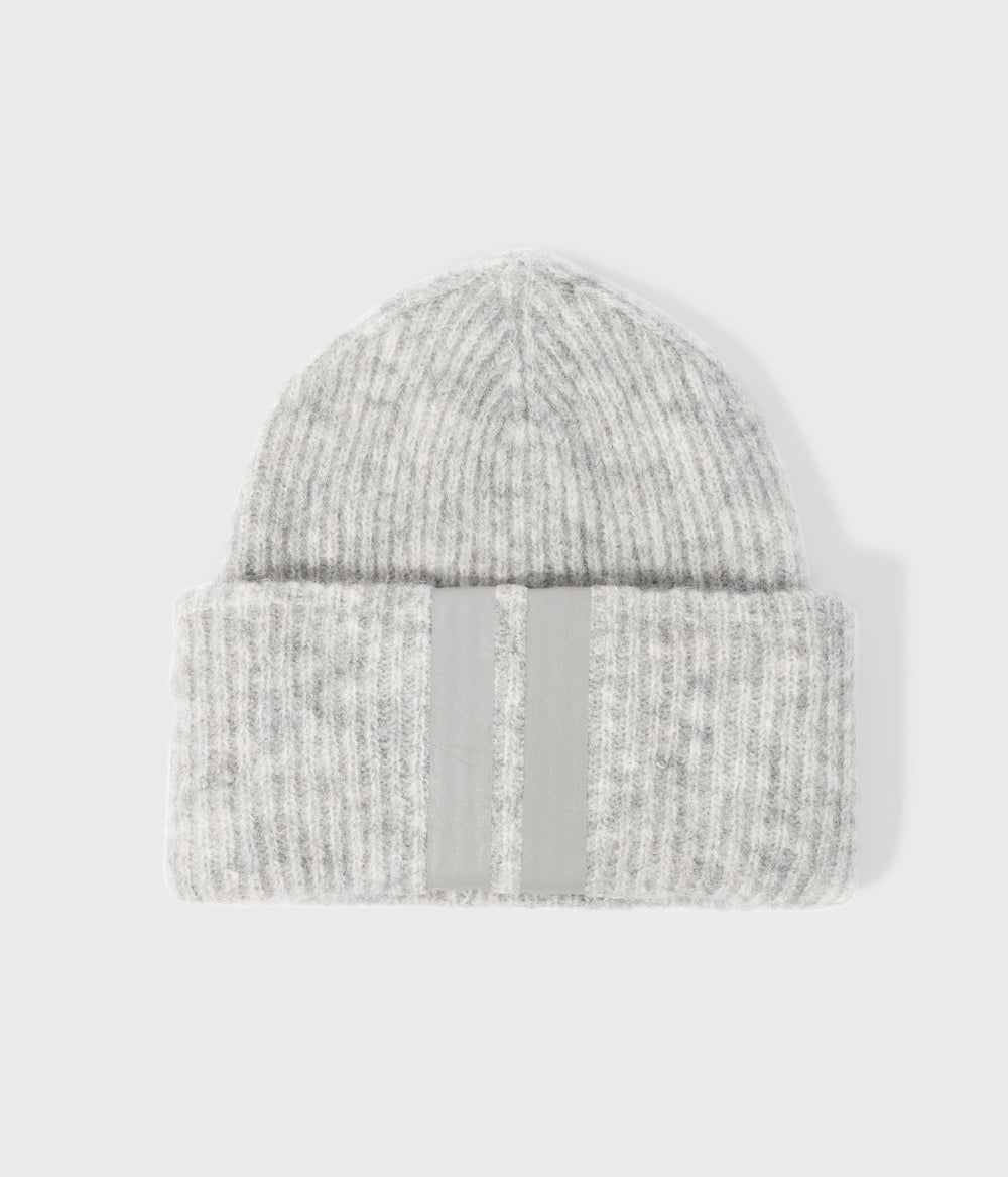 beanie soft knit | light grey melee