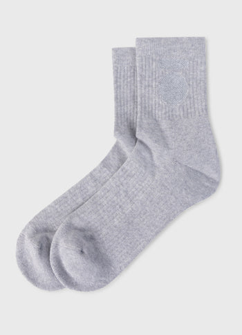 socks medal | white grey melee